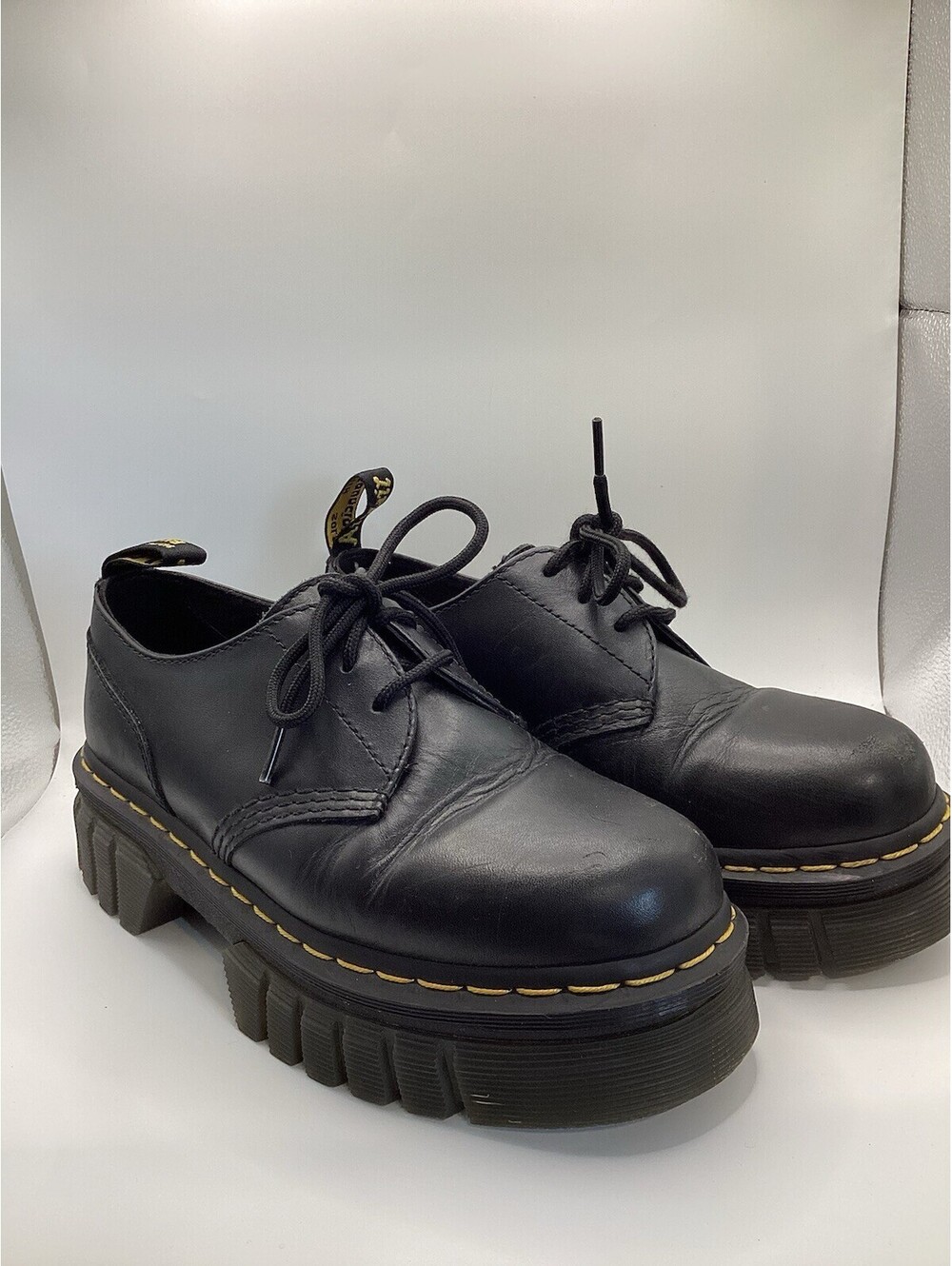 Dr. Martens 1461 Betty Boop Leather Platform Women's Shoes - Black - Size 7